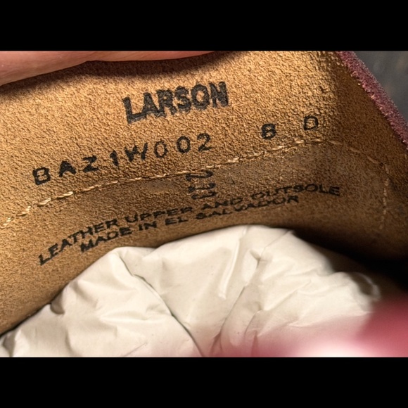 G.H. Bass Originals Larson Weejuns® Penny Loafer Leather Shoes Wine Mens 8D main image 6